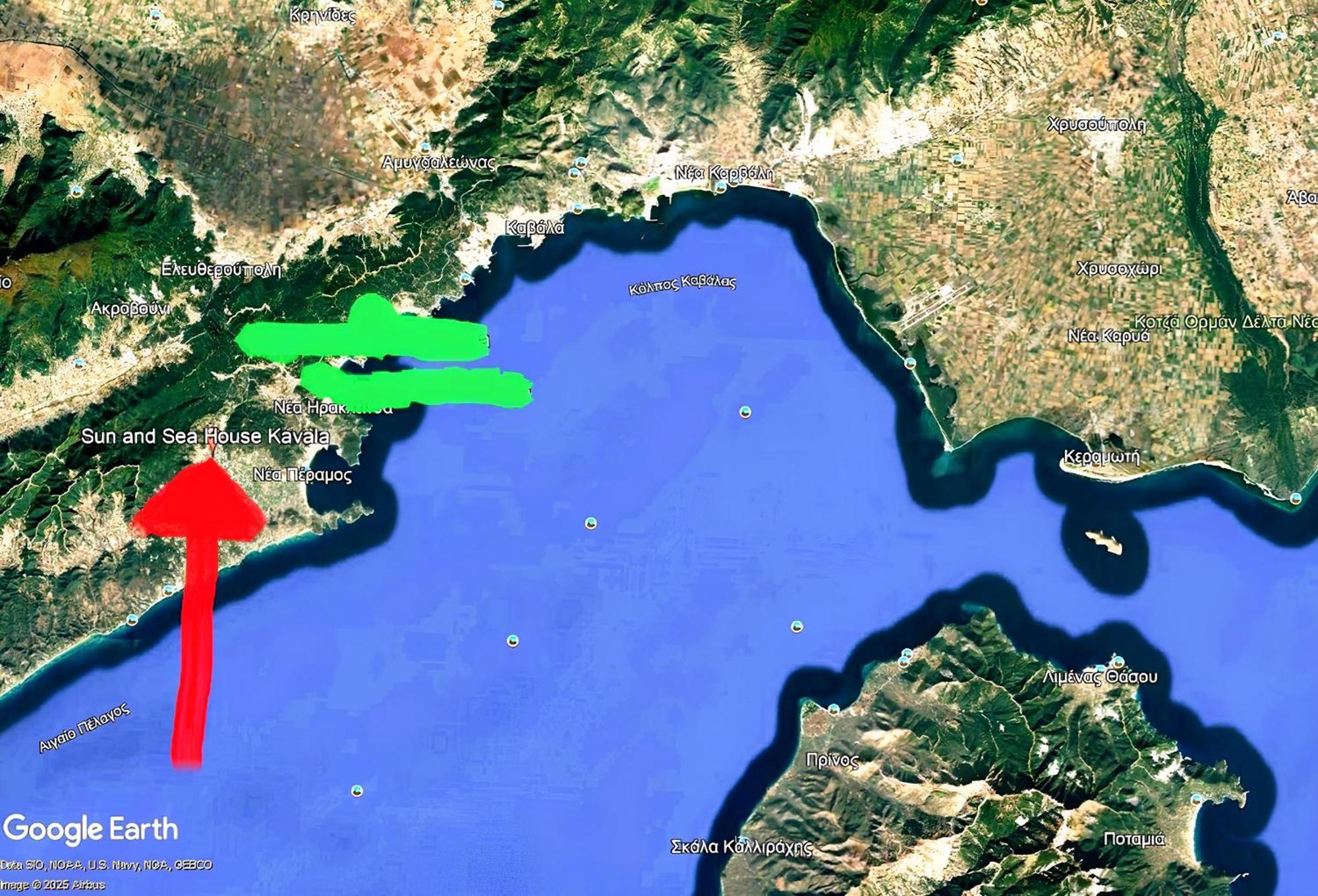 Sun And Sea House Kavala Ammolofoi αμμόλοφοι Ferienhaus *